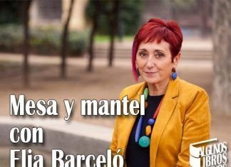 Mesa y mantel con Elia Barceló