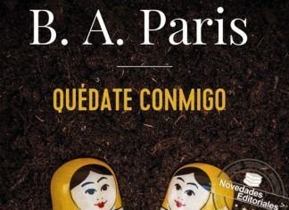 Quédate conmigo de B. A. Paris