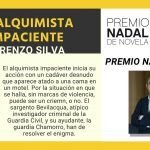 Premio Nadal 2000 | Lorenzo Silva Premio Nadal 2000 El alquimista impaciente de Lorenzo Silva