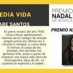 Premio Nadal 2017 | Care Santos Premio Nadal 2017 | Media vida de Care Santos