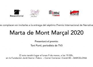 Premio Marta de Mont Marçal de novela 2020
