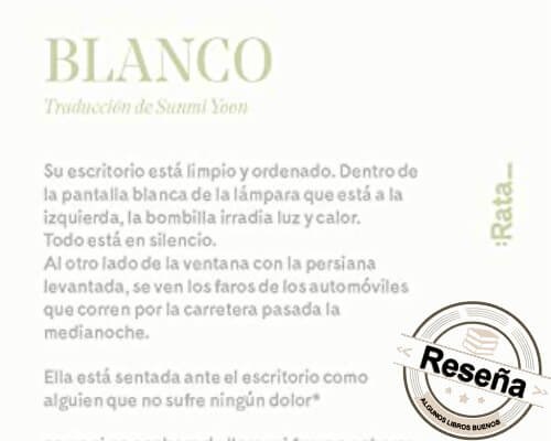 Blanco de Han Kang