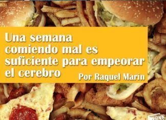 Una semana comiendo mal es suficiente para empeorar el cerebro_Raquel_Marin
