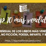 Los libros más vendidos en julio de 2020