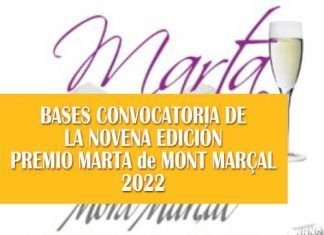 Bases del Premio Marta Mont Marçal 2022