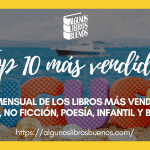 Los libros más vendidos en agosto de 2021