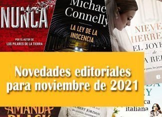 Novedades editoriales para noviembre de 2021