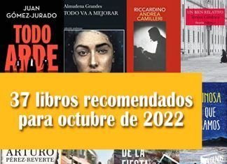 37 libros recomendados para octubre de 2022