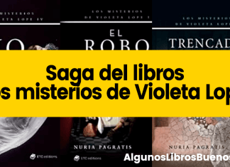 Saga del libros "Los misterios de Violeta Lope"