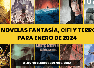 10 novelas fantasía, CiFi y terror para enero 2024