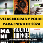10 novelas negras y policiacas para enero de 2024