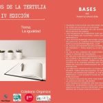 IV certamen literario de «Cuentos de la Tertulia» IV certamen Cuentos de la Tertulia